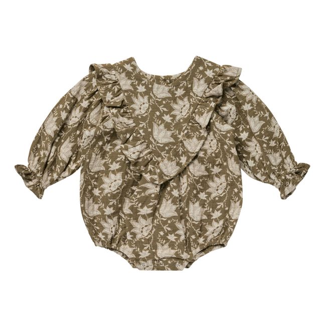 Barboteuse Florale Winnie | Vert