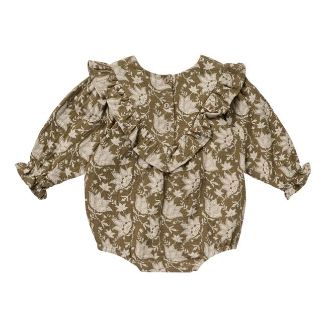 Barboteuse Florale Winnie | Vert