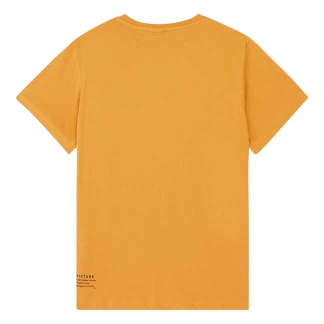 Camiseta Basement de algodón ecológico | Naranja