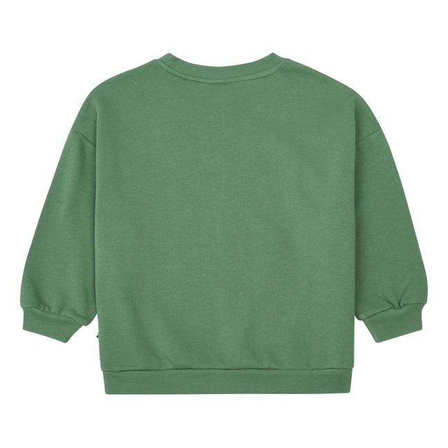 Happy Human organic cotton sweatshirt | Green