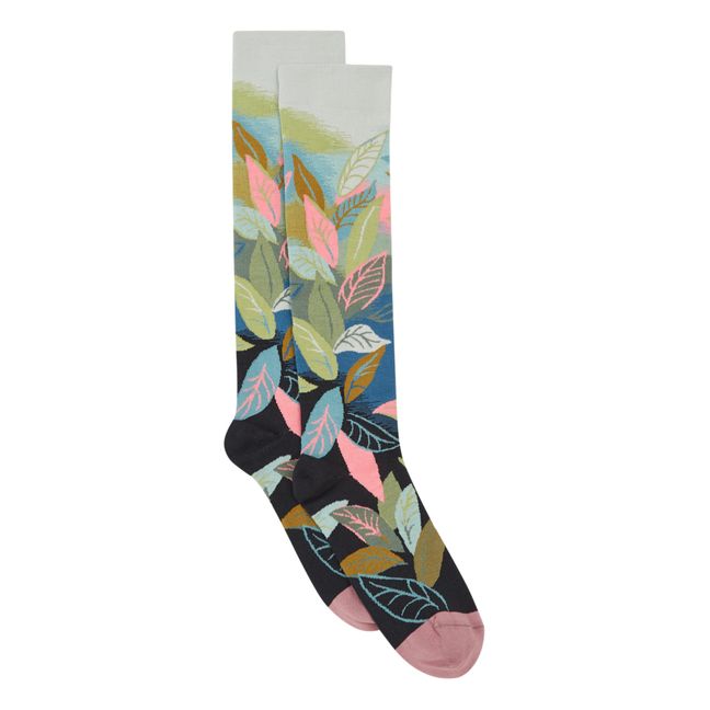 Mi-Bas Feuille | Gris