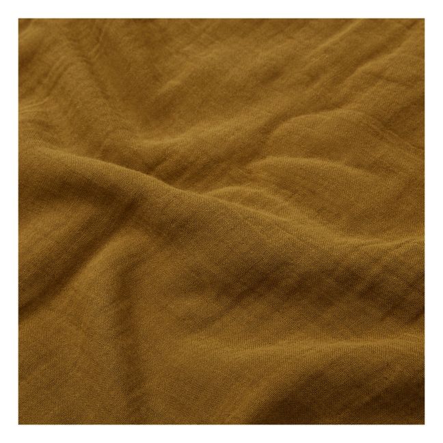 Bettbezug Dili aus Baumwollvoile  | Gold