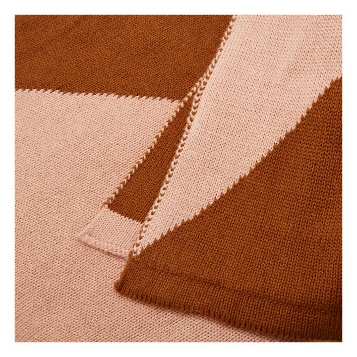 Organic Cotton Throw | Pink- Product image n°2