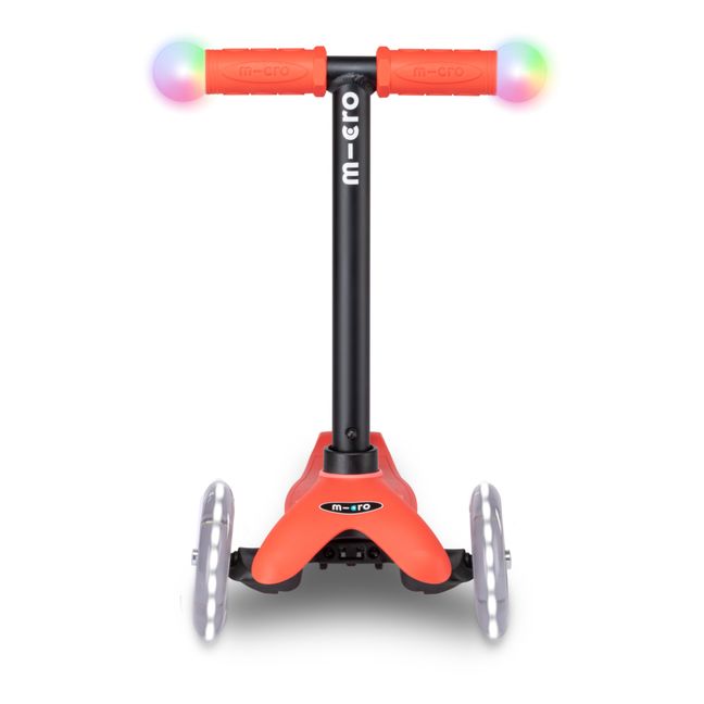 Mini-Scooter 3 in1 Revolution Deluxe Magic LED | Rot