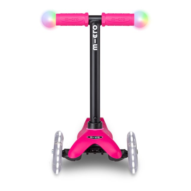 Mini-Scooter 3 in1 Revolution Deluxe Magic LED | Himbeere