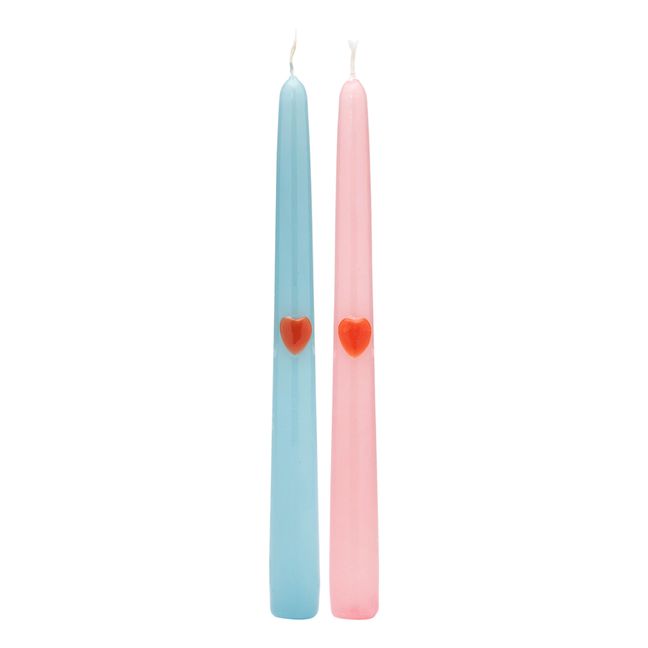 Bougie amour 3D - Set de 2