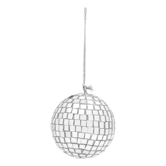 Boule de Noël disco | Argenté