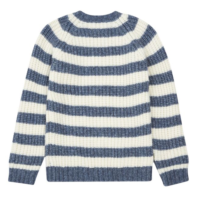 Martin Baby Alpaca Merino Wool Sweater | Denim blue
