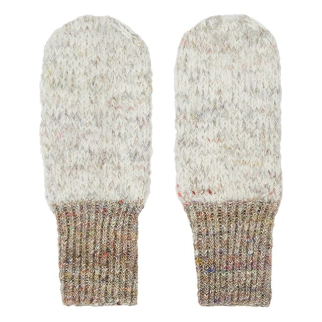 Guanti in alpaca e lana | Bianco