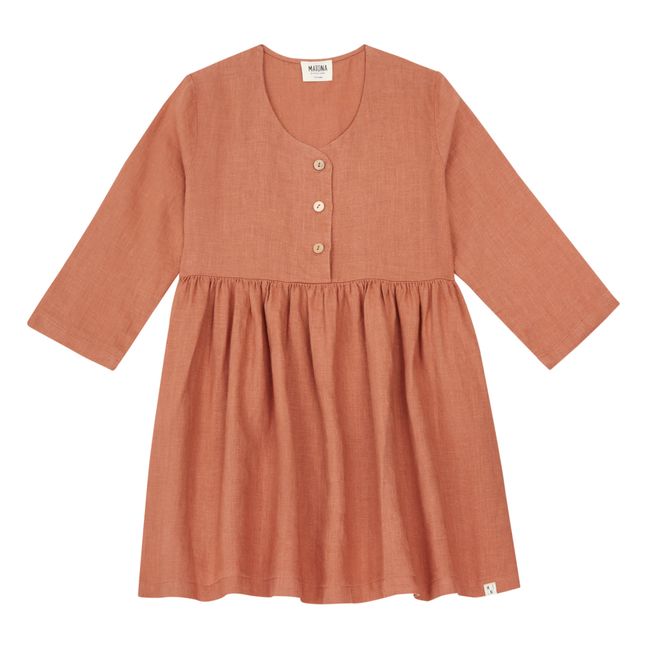 Robe Midi Lin | Terracotta