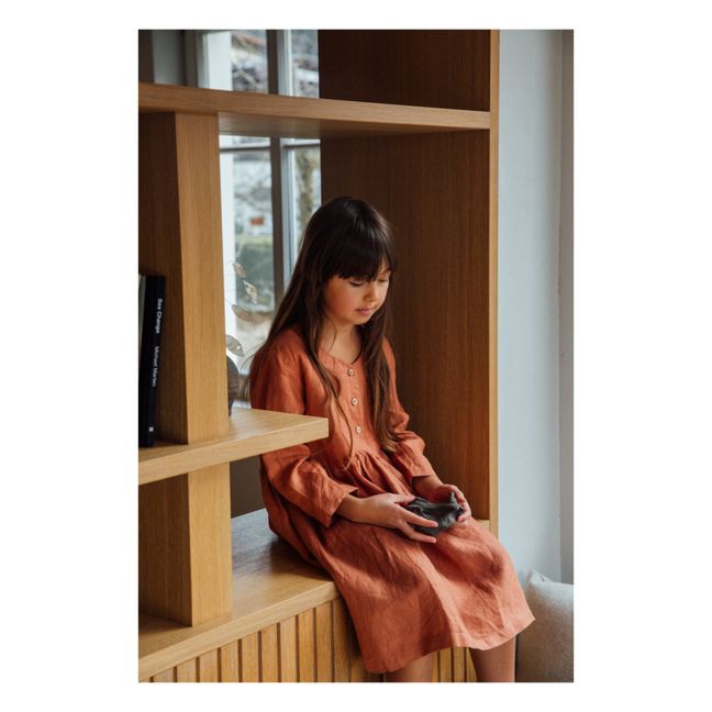 Robe Midi Lin | Terracotta