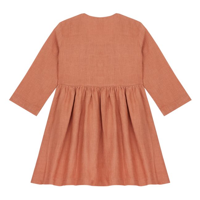 Robe Midi Lin | Terracotta