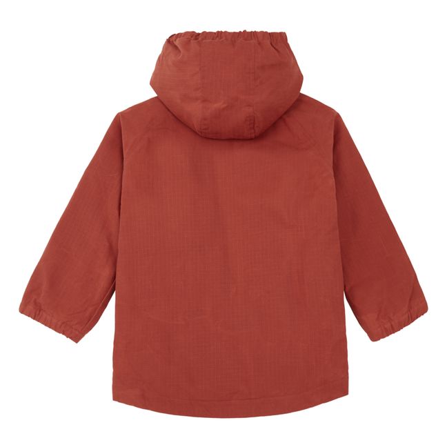 Parka in cotone biologico | Rosso