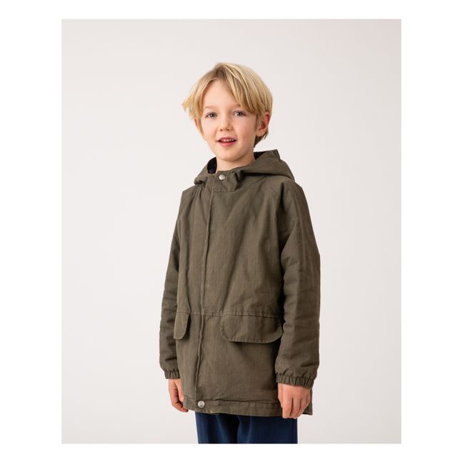 Parka de algodón orgánico | Verde
