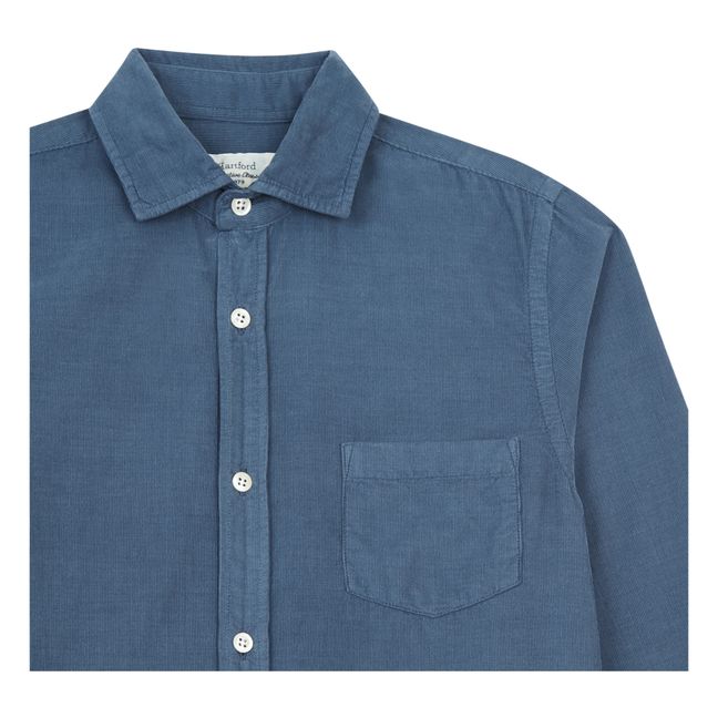 Chemise Velours Milleraies Paul Pat | Petroleumblau