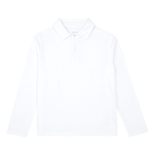 Cotton polo shirt | White