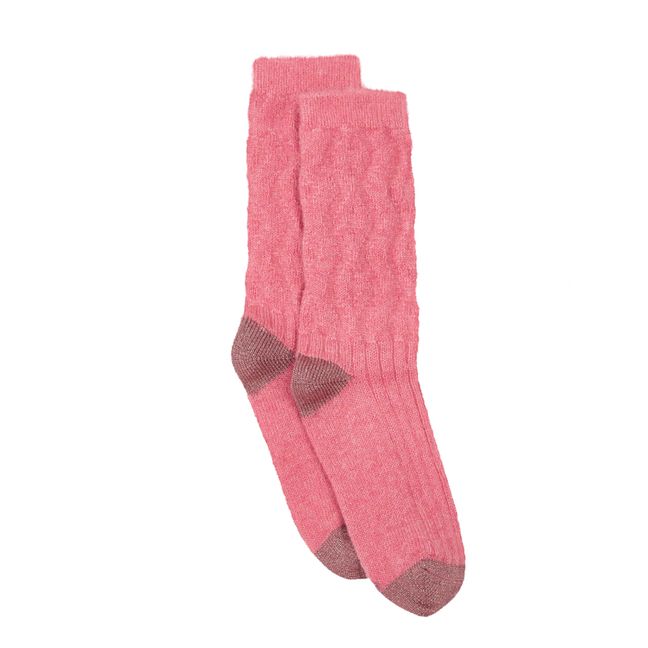 Antoine Alpaca socks | Pink