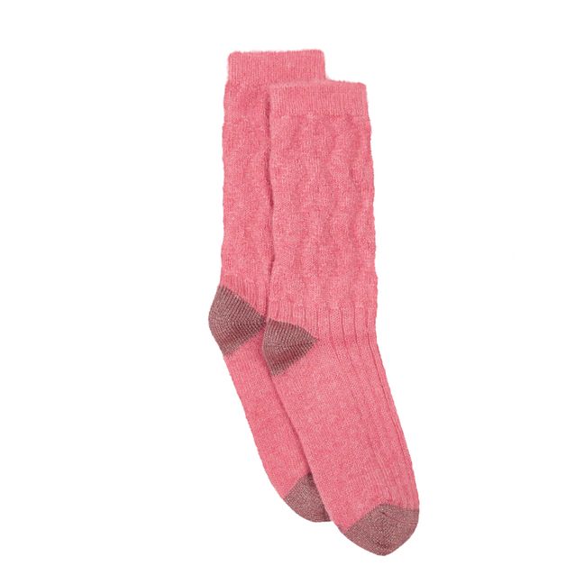 Chaussettes Antoine Alpaga | Rose