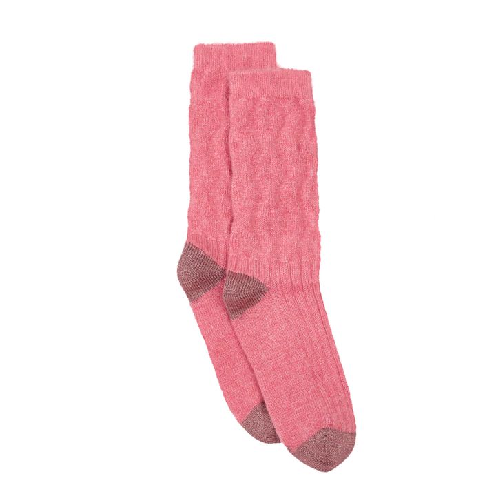 Socken Antoine Alpaka | Rosa- Produktbild Nr. 0
