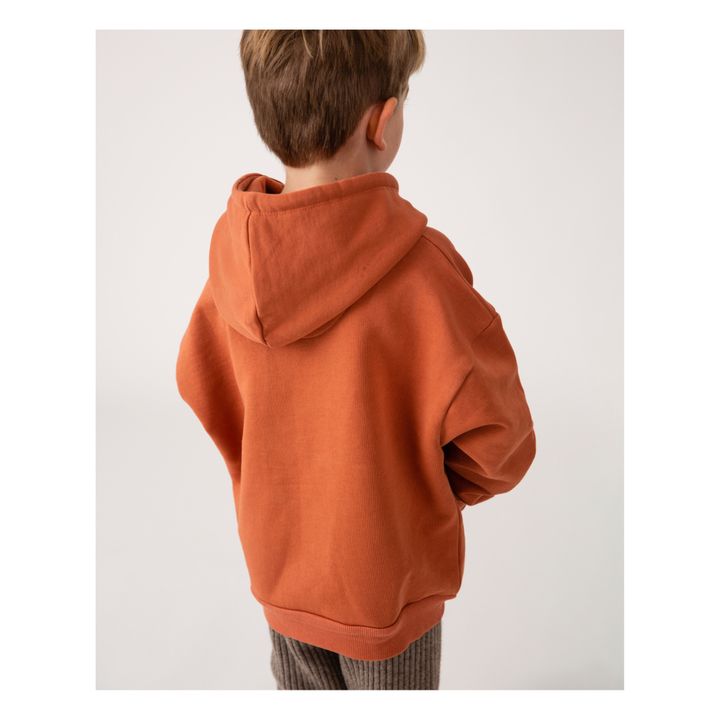 Kapuzen-Sweatshirt | Terracotta- Produktbild Nr. 8