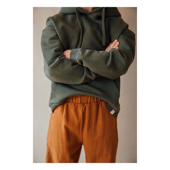 Kapuzen-Sweatshirt | Dunkelgrün- Produktbild Nr. 6