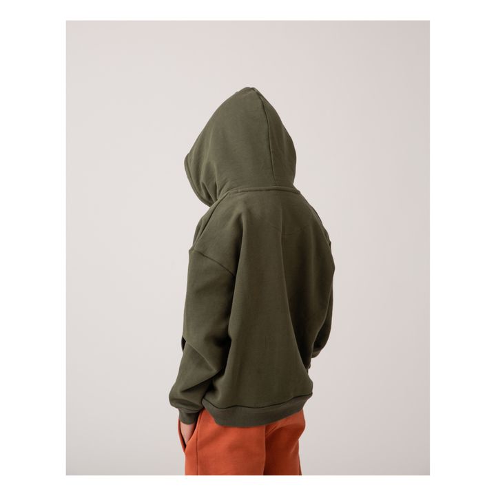 Kapuzen-Sweatshirt | Dunkelgrün- Produktbild Nr. 9
