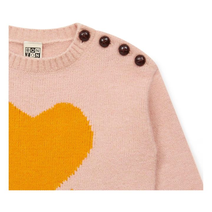Children's Mistyheart jumper | Pale pink- Product image n°1