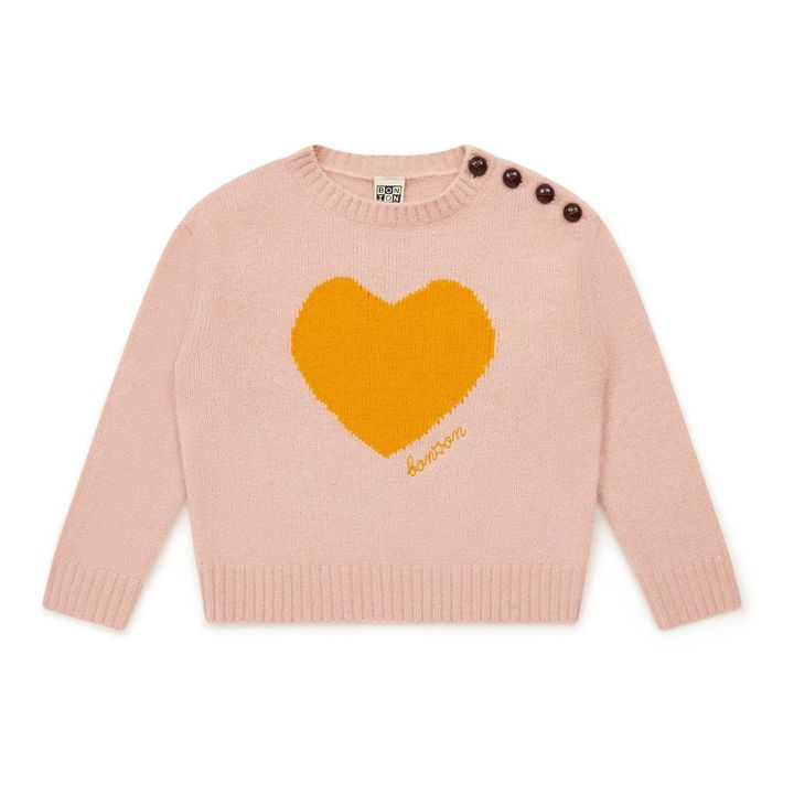 Children's Mistyheart jumper | Pale pink- Product image n°0