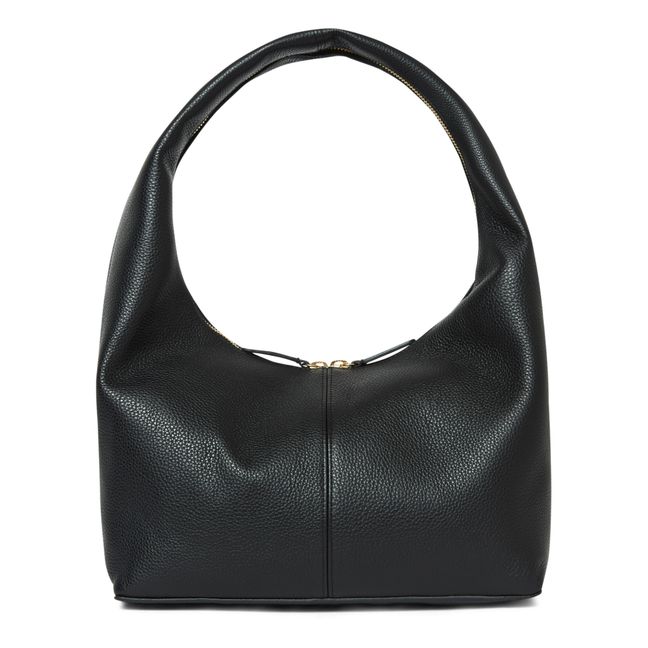 Sac Panier Cuir | Noir