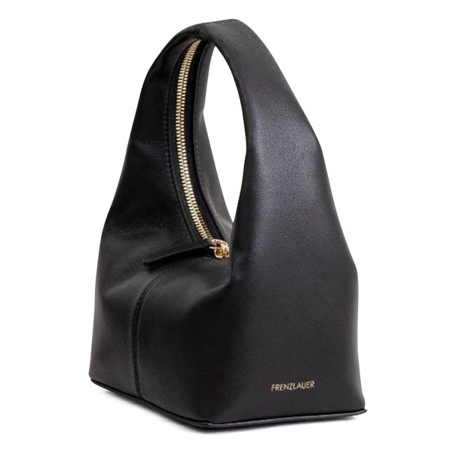 Mini Nappa Basket Bag | Black
