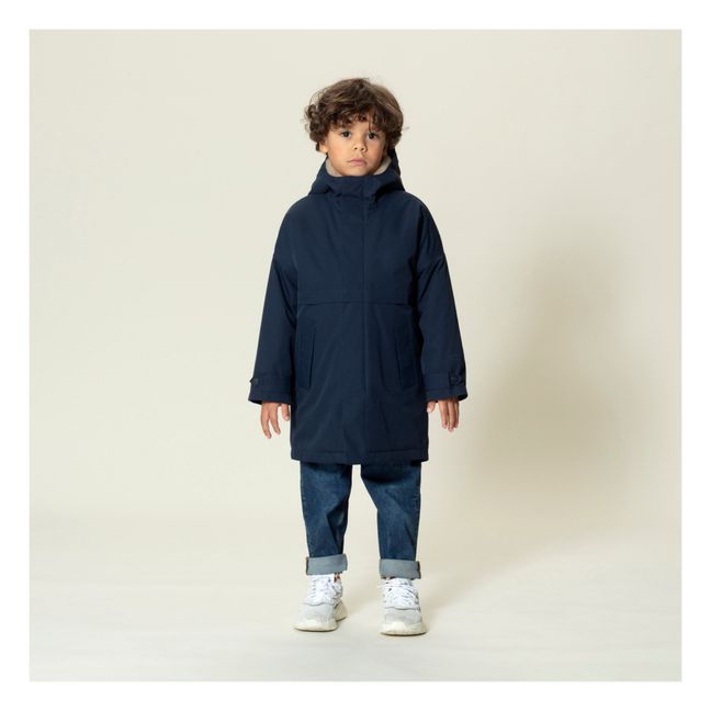 Parka Fourrée Desert Fox | Bleu nuit