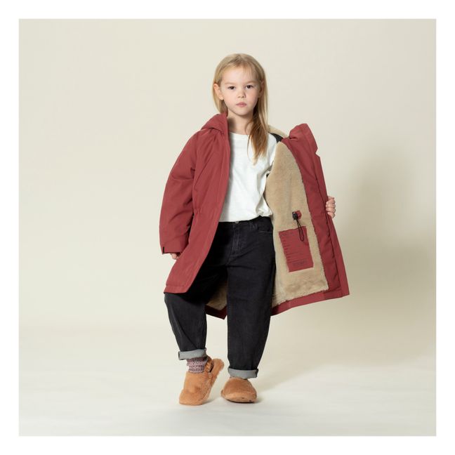 Parka Fast Camel | Cherry red