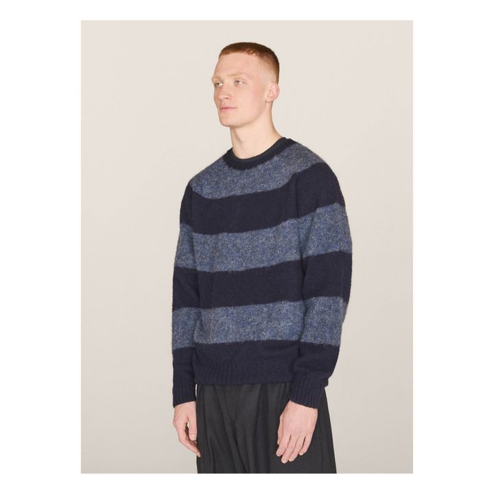 Maglia a righe Suedehead | Blu marino- Immagine del prodotto n°4