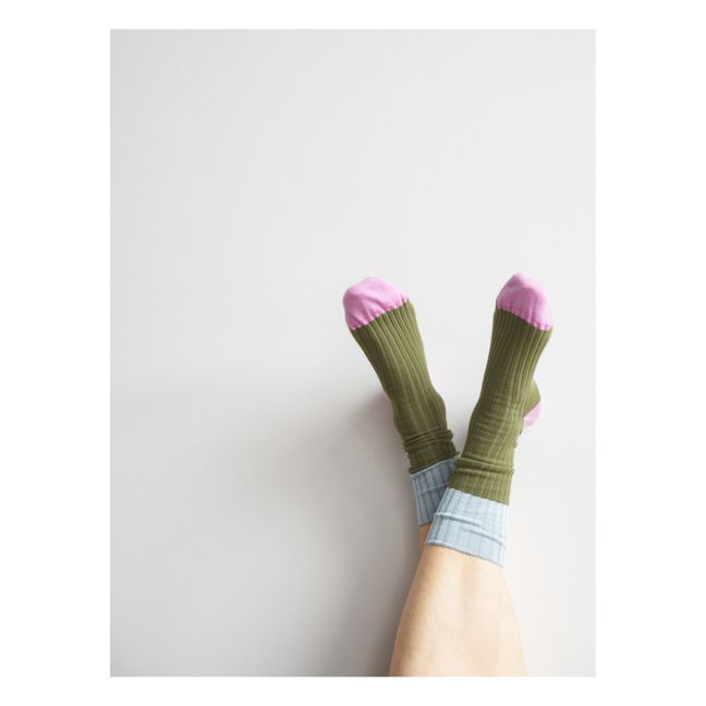 Chaussette Yvette | Olive