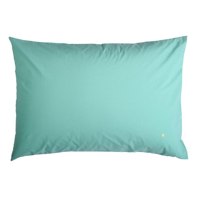 Taie d'oreiller Celeste | Bleu turquoise