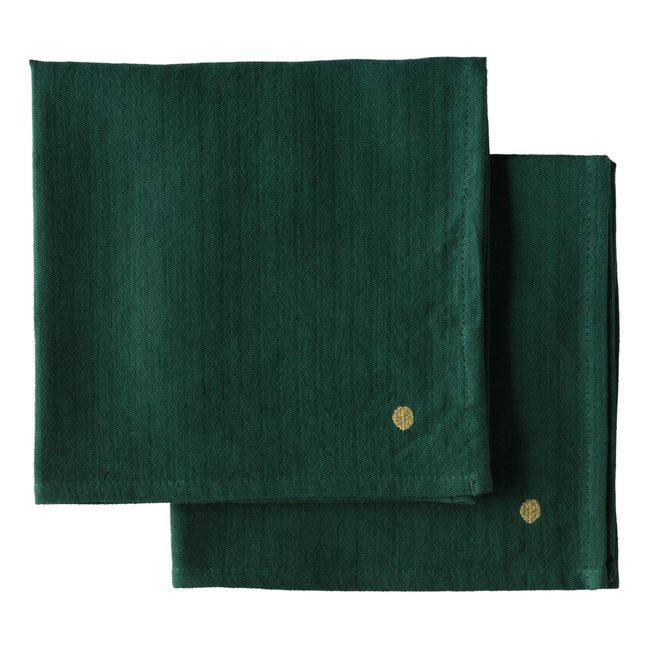 Serviettes de table Marcel - Set de 2 | Verde Oscuro