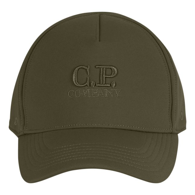 Cappello con logo C.P. | Khaki