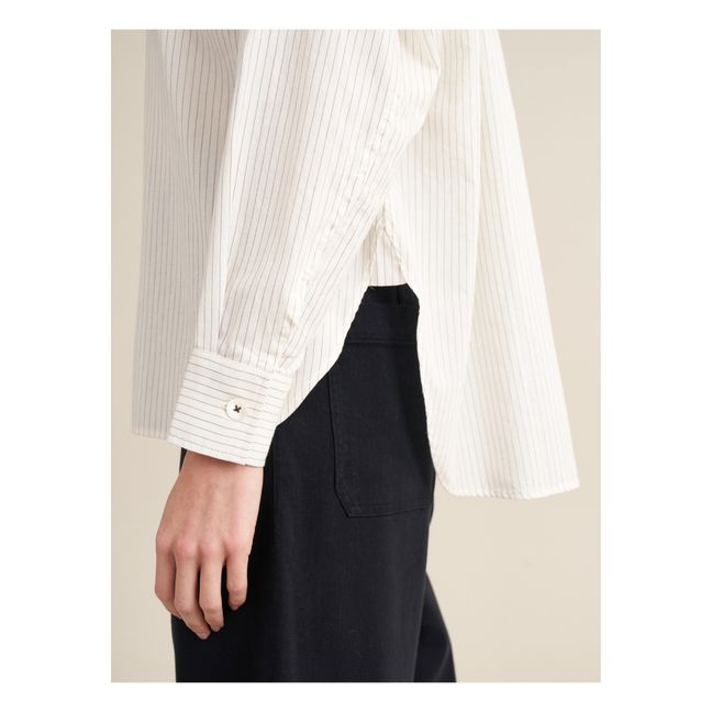 Blouse Peachy Rayures - Collection Femme | Ecru