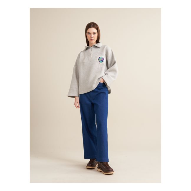 Sweat Faso - Collection Femme | Gris chiné