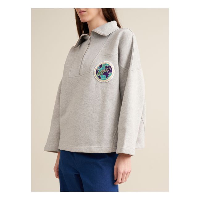 Sweat Faso - Collection Femme | Gris chiné