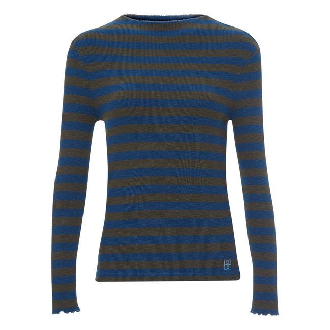 T-shirt Niba Rayures - Collection Femme | Bleu