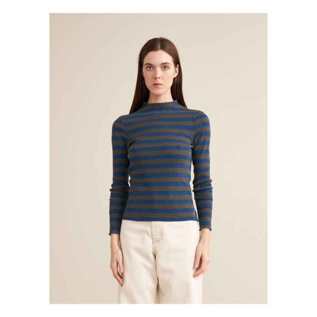Niba Stripes T-shirt - Women's Collection | Blue