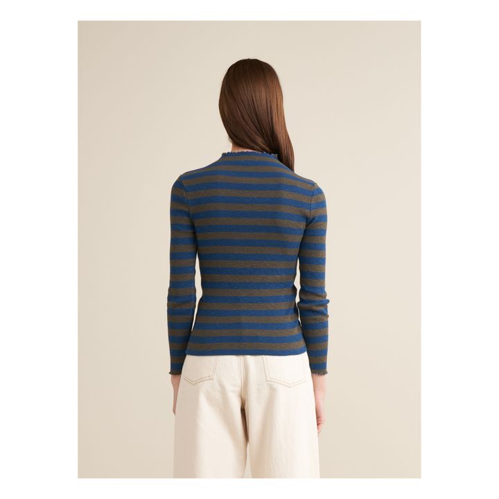 Camiseta Niba Stripes - Colección Femenina | Azul- Imagen del producto n°4