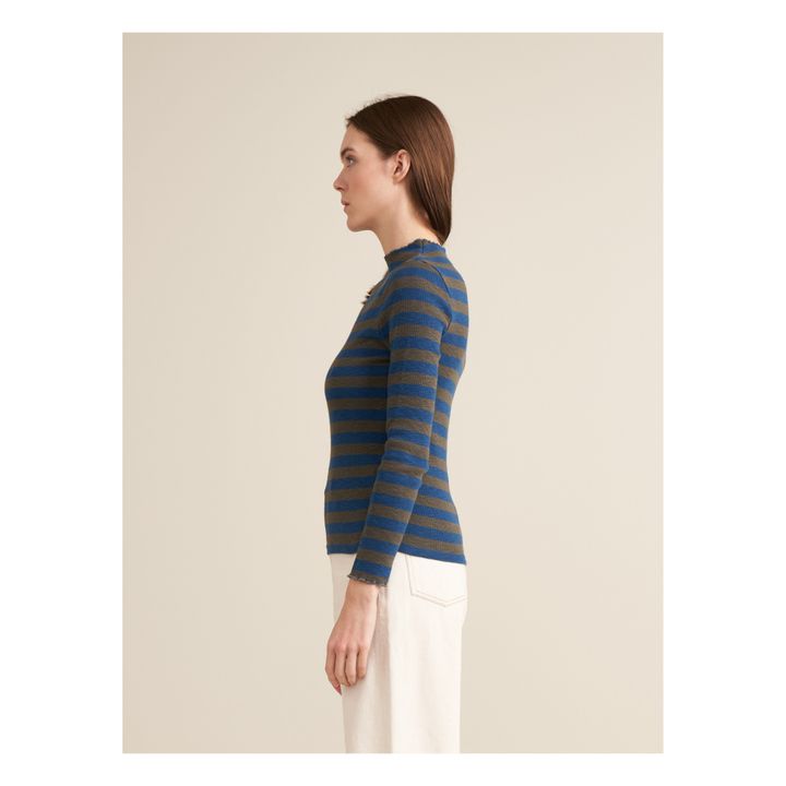 Camiseta Niba Stripes - Colección Femenina | Azul- Imagen del producto n°7