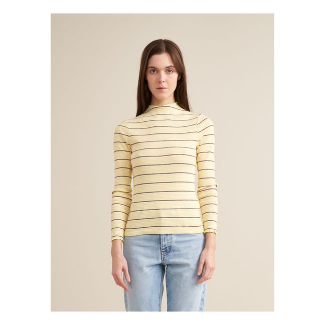 Camiseta Niba Stripes - Colección Femenina | Amarillo palo