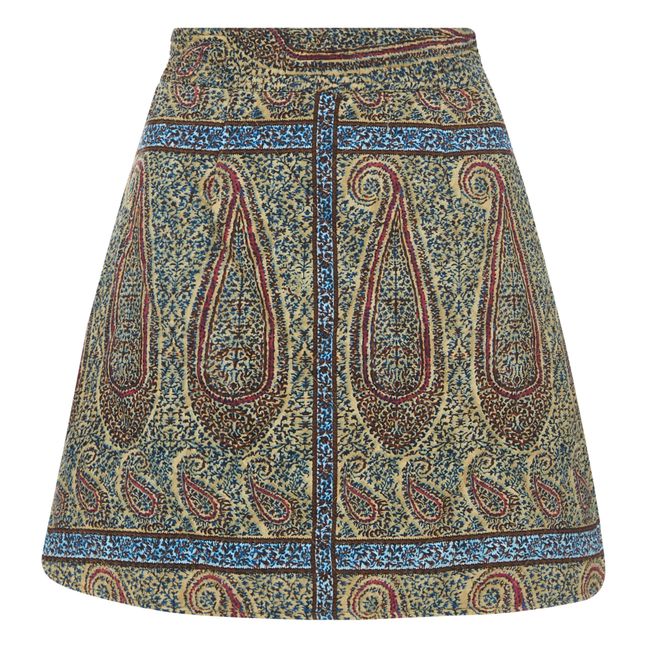 Hida Quilted Skirt | Beige