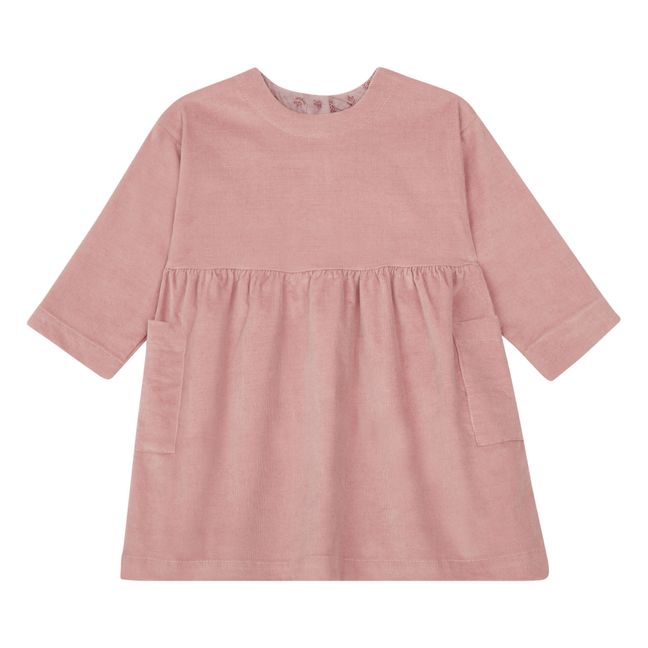 Robe Velours Milleraies | Rose
