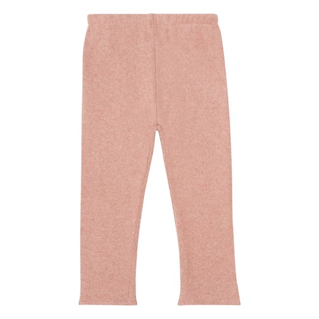 Knitted leggings | Pink