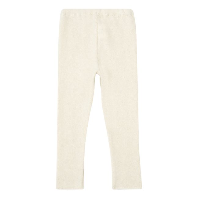 Pantaloni Sarouel in maglia  | Ecru