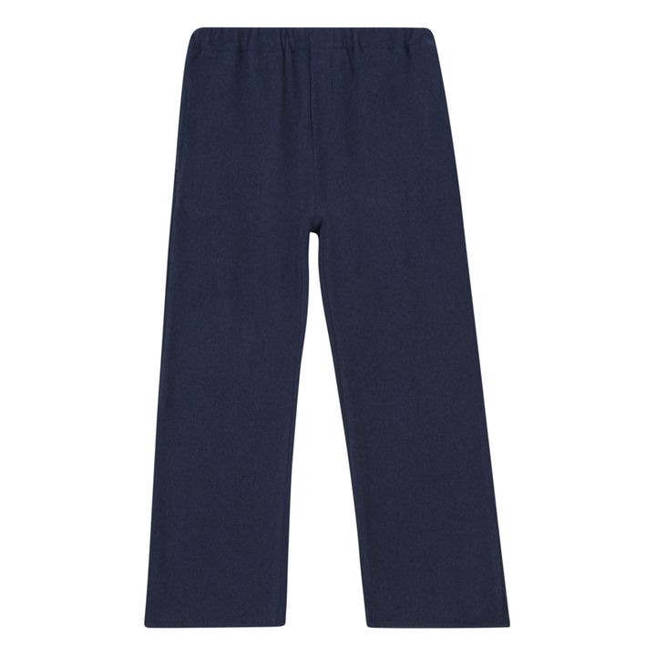Pantalones de punto con bolsillos | Azul Marino- Imagen del producto n°0